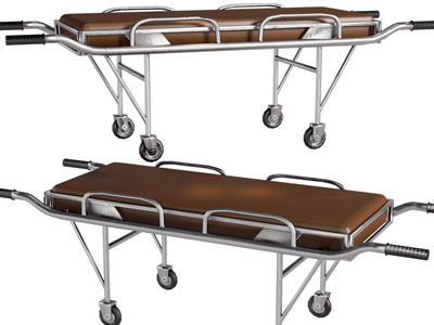 现代病人急救床、担架车