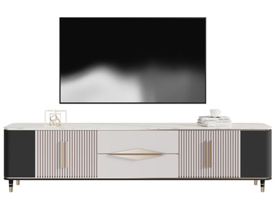 现代电视柜、电视机