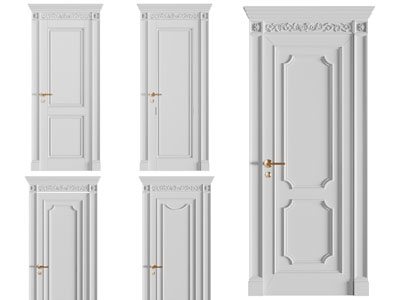 欧式单扇平开门