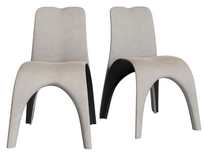 侘寂风休闲椅子