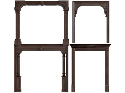 欧式垭口、门拱3d模型 欧式垭口、门拱