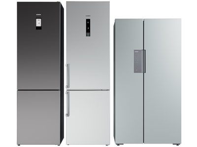 现代双开门电冰箱