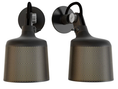 现代金属镂空灯罩壁灯