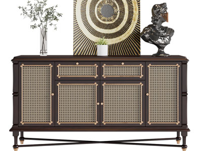 欧式玄关柜、边柜