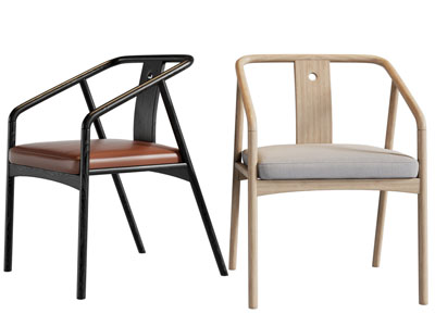 新中式休闲椅子、扶手椅