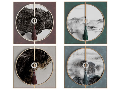 新中式墙饰挂件