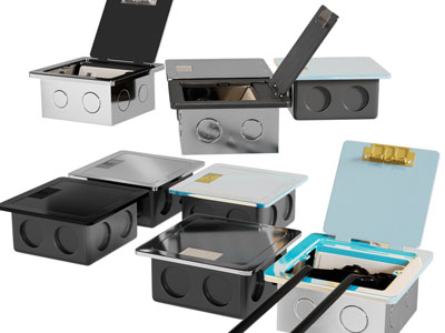 现代不锈钢隐形地插侧插3d模型 现代不锈钢隐形地插侧插