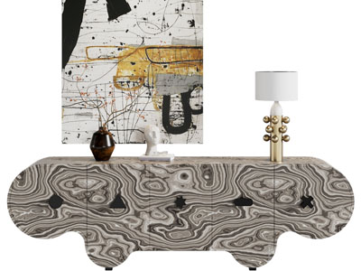 后现代玄关柜、边柜