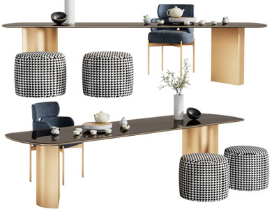 现代茶桌椅组合