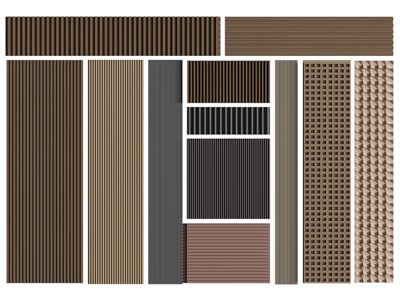 现代隔音板、木饰板、护墙板