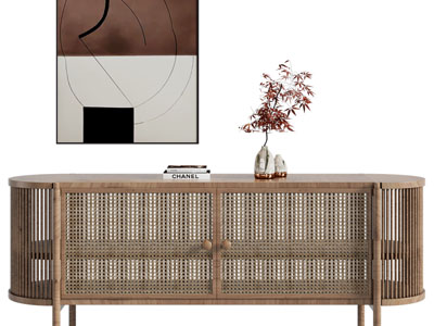 侘寂风玄关柜、边柜