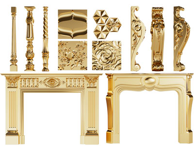 欧式雕花构件、垭口