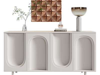 侘寂风玄关柜、边柜