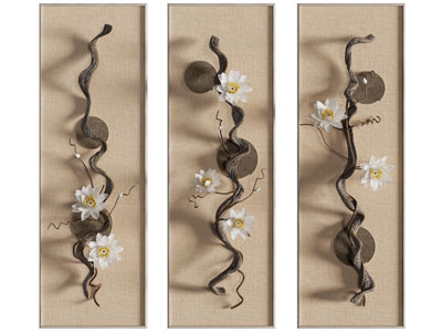 新中式立体装饰挂画