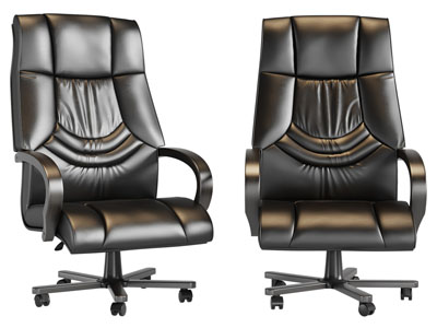 现代皮质办公转椅
