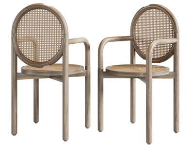 侘寂风休闲椅子、扶手椅