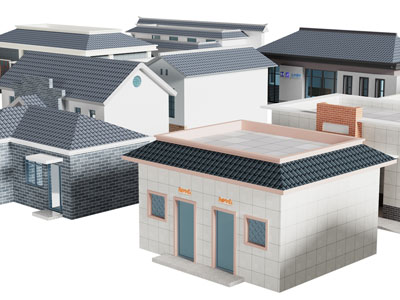 现代公共卫生间、厕所建筑