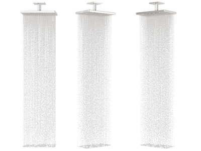 现代喷水的淋浴花洒