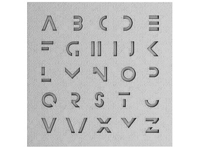 现代字母符号装饰挂画