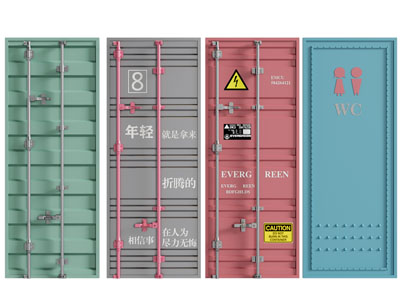 工业风loft谷仓推拉门