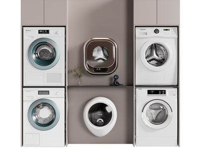 洗衣机、烘干机收纳柜