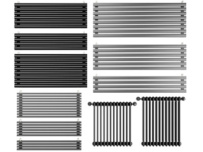 现代暖气管、暖气片3d模型 现代暖气管、暖气片