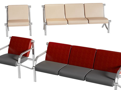 现代公共椅子、排椅