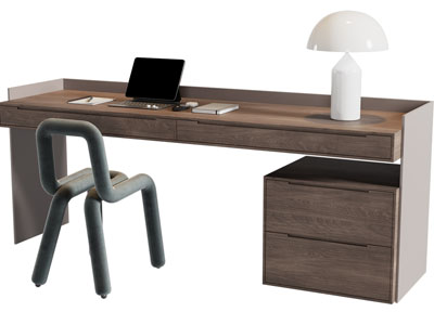 现代书桌椅组合