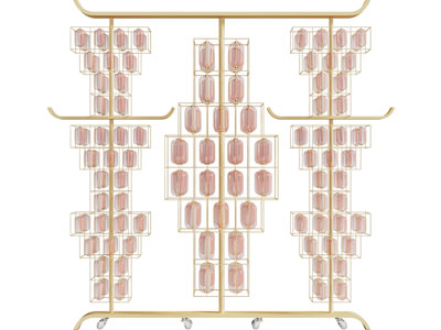 新中式灯笼装饰架子