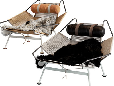 现代藤编躺椅、休闲椅子