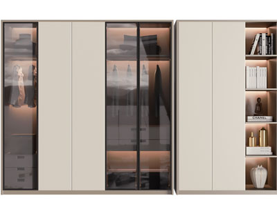 现代衣柜3d模型 现代衣柜