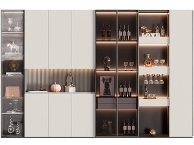 现代酒柜