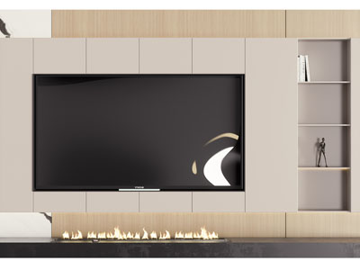 现代装饰柜子的电视背景墙3d模型 现代装饰柜子的电视背景墙