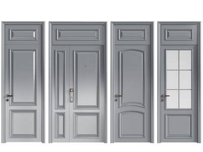 美式单扇、子母平开门