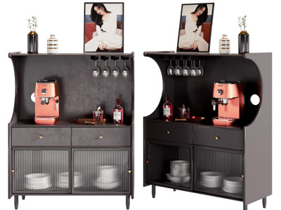 现代木质餐边柜