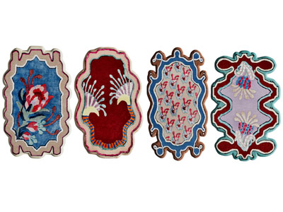 美式不规则造的地毯3d模型 美式不规则造的地毯