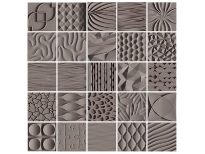 现代雕花冲孔板、墙饰