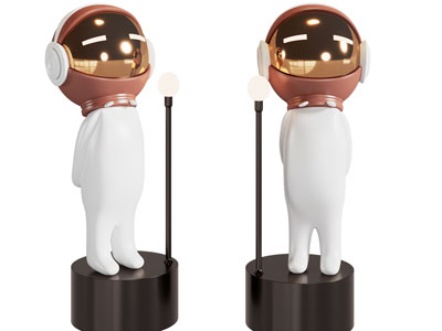 现代宇航员雕塑落地灯