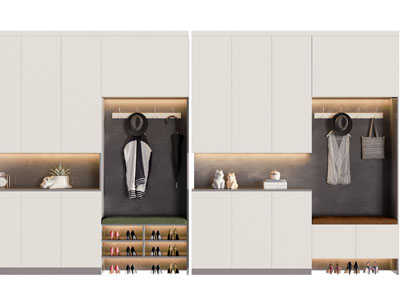 现代玄关鞋柜