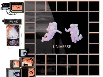 现代太空宇航员深渊镜