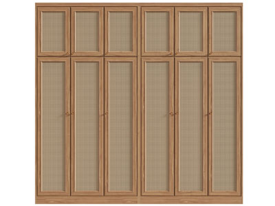 侘寂风实木衣柜3d模型 侘寂风实木衣柜