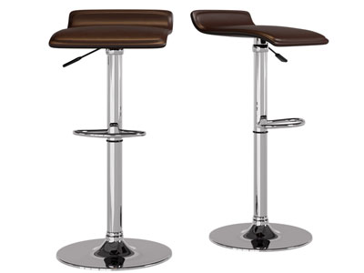 现代金属支撑的吧椅