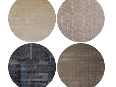 现代圆形地毯3d模型 现代圆形地毯