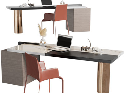 现代书桌椅组合