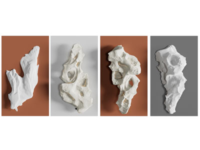 新中式立体假山装饰挂画