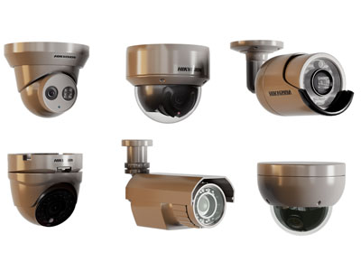 现代监控摄像头3d模型 现代监控摄像头