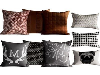 新中式方形抱枕靠垫