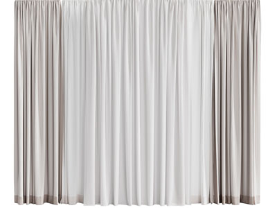 现代布艺窗帘窗纱