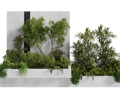 户外花坛花草树木景观园艺小品