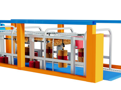 现代智能自助洗车房